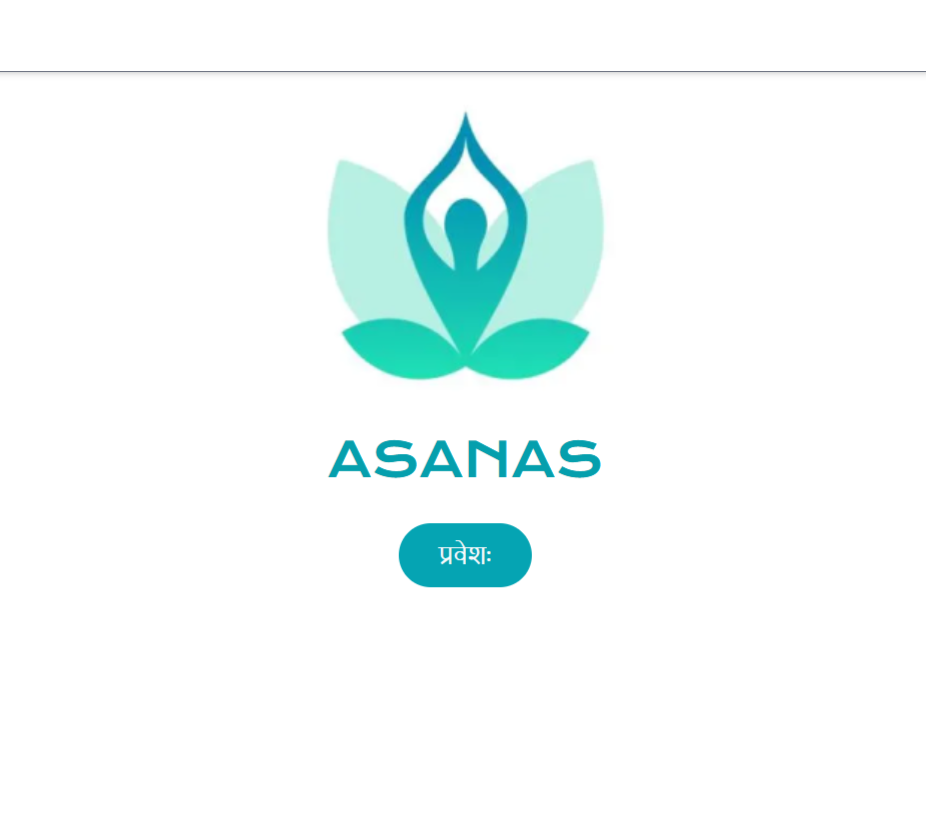 Anasanas Landing Page